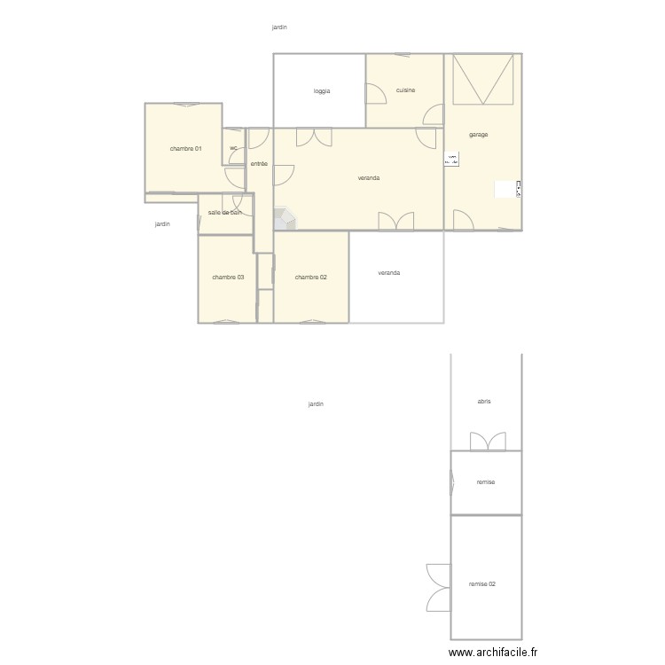 lejeune 1217 am. Plan de 17 pièces et 156 m2