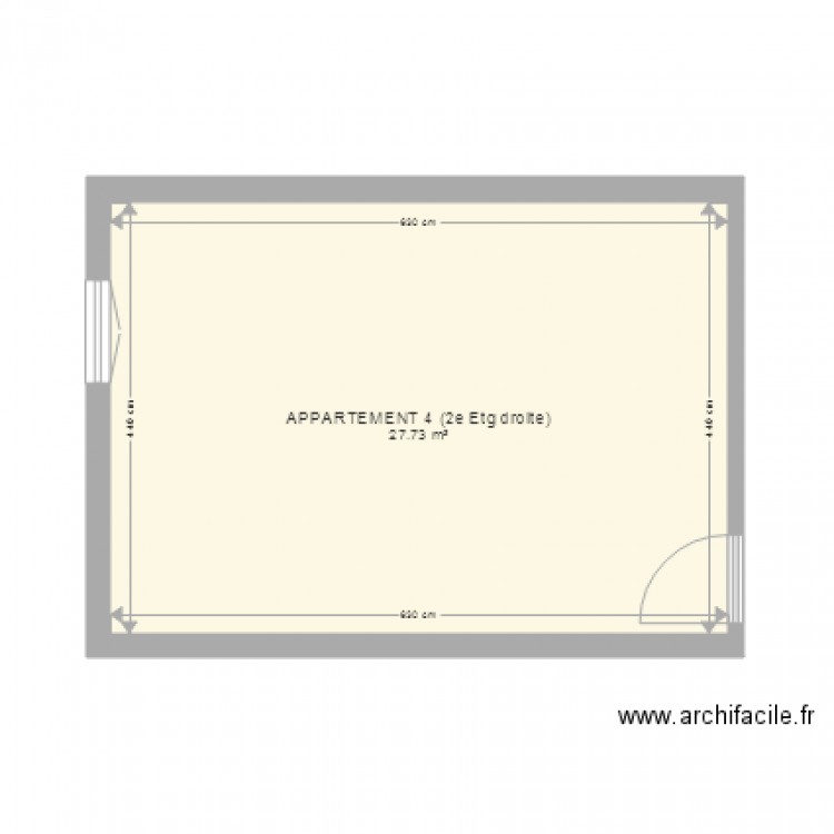 Projet SA apt4. Plan de 0 pièce et 0 m2