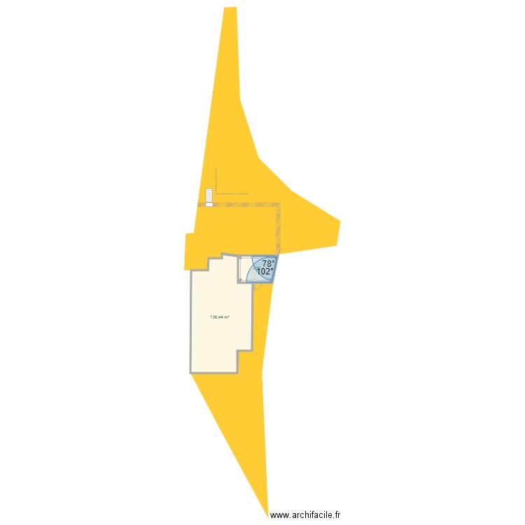 BUCHER COLLE MAISON4. Plan de 2 pièces et 158 m2