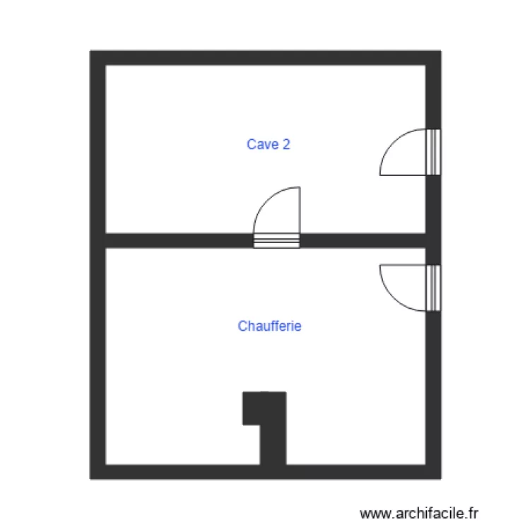 COLLETTE CHAUFFERIE. Plan de 