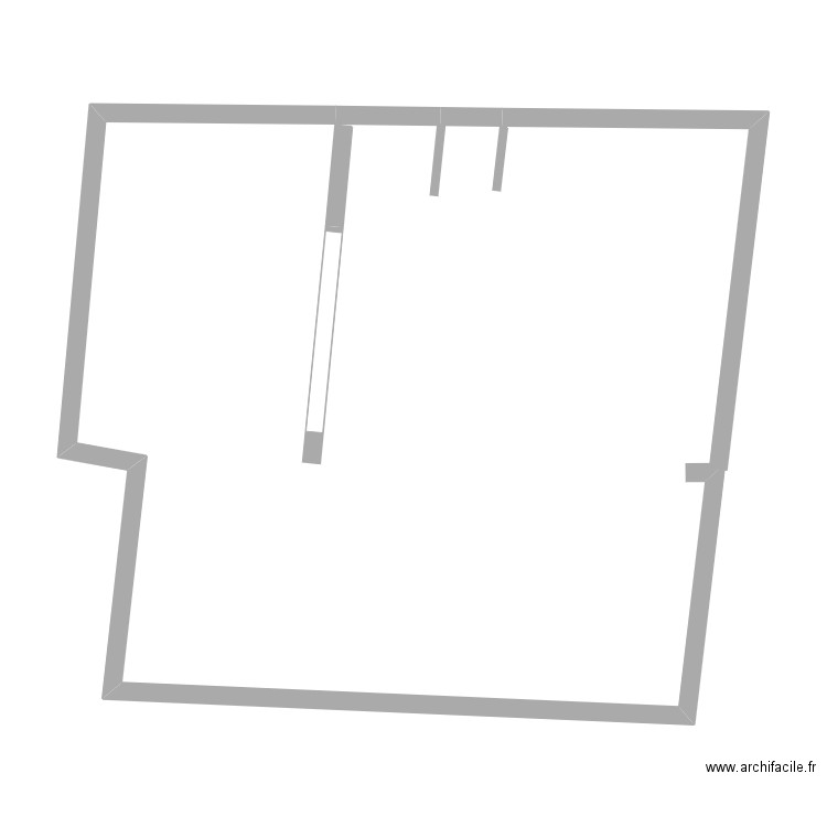 plan rdc existant. Plan de 0 pièce et 0 m2