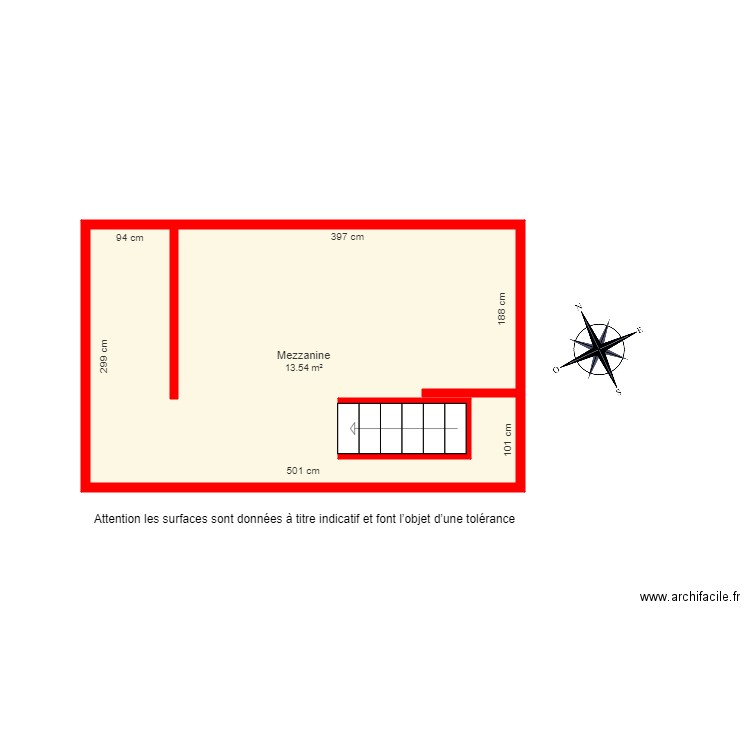 BI4768 Mezzanine. Plan de 0 pièce et 0 m2