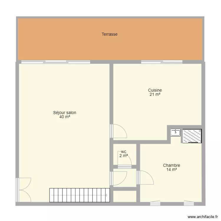 87G9292 Rez-de chaussée. Plan de 87G9292 Rez-de chaussée. Plan de