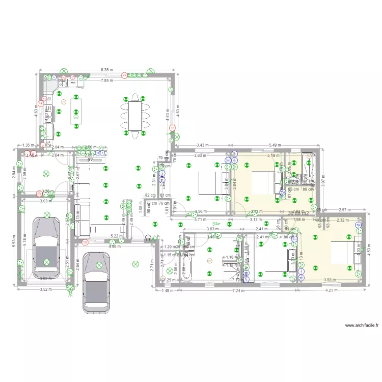 MAISON HATHOUTI. Plan de 
