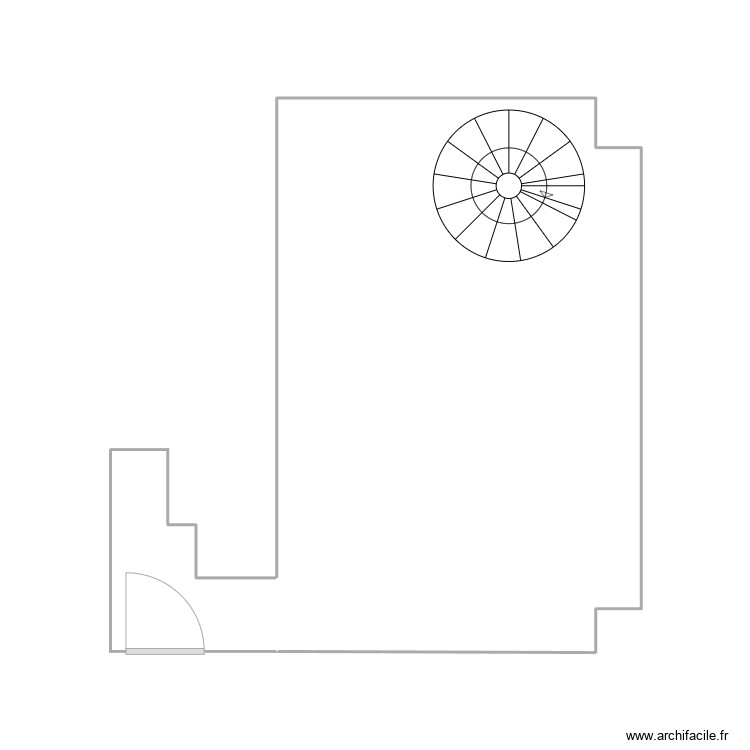 RDC. Plan de 0 pièce et 0 m2