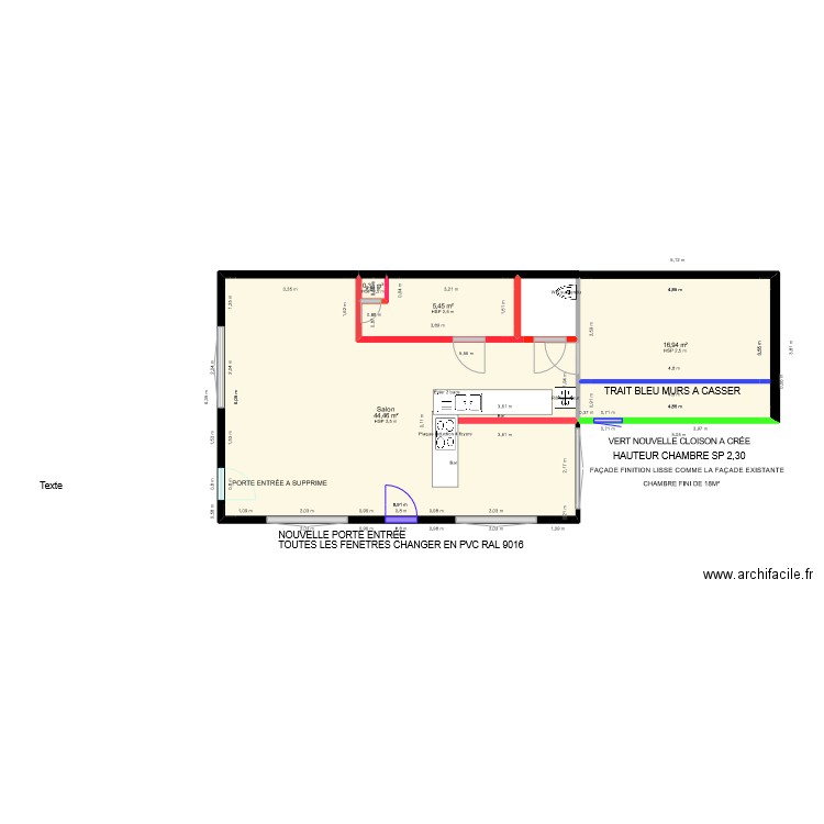 FINI. Plan de 0 pièce et 0 m2