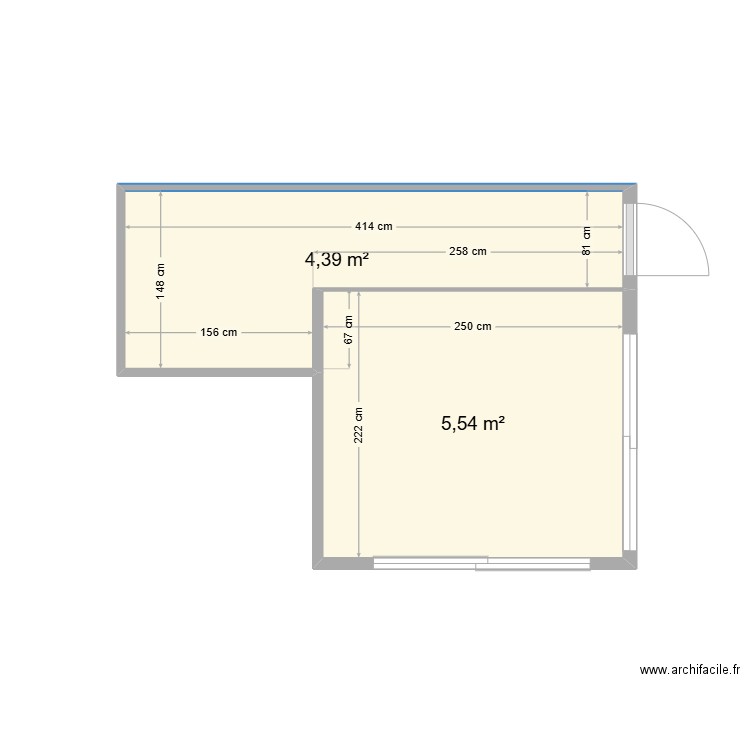 Cabanne terrasse. Plan de 0 pièce et 0 m2