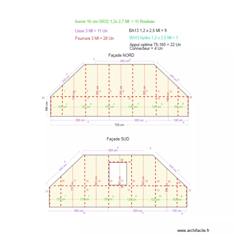 PLAN ISOLATION COMBLE . Plan de 