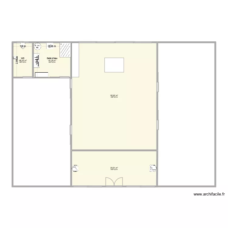 maison container 2. Plan de 4  et 97 m²