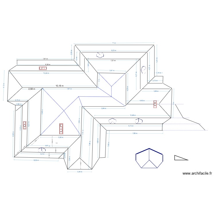 Toit Lemaitre 3. Plan de 0 pièce et 0 m2