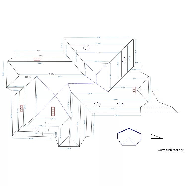Toit Lemaitre 3. Plan de 