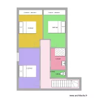 plan 3 chambres+sdb