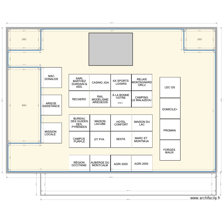 Maison des jeunes plan. Plan de 0 pièce et 0 m2