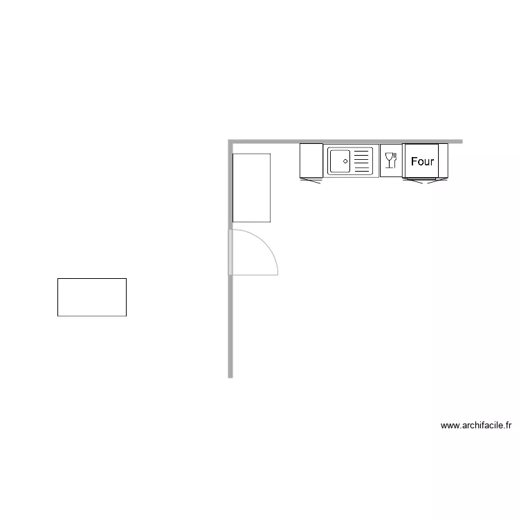 cuisine st gervais. Plan de 