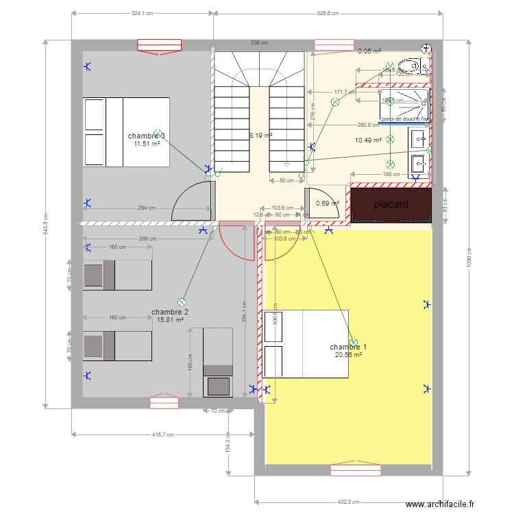 Desoubry PROJET v2. Plan de 0 pièce et 0 m2