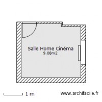 Salle home ciné  sans le mobilier BJG T3V16 Nov11