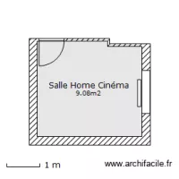 Salle home cin&eacute;  sans le mobilier BJG T3V16 Nov11