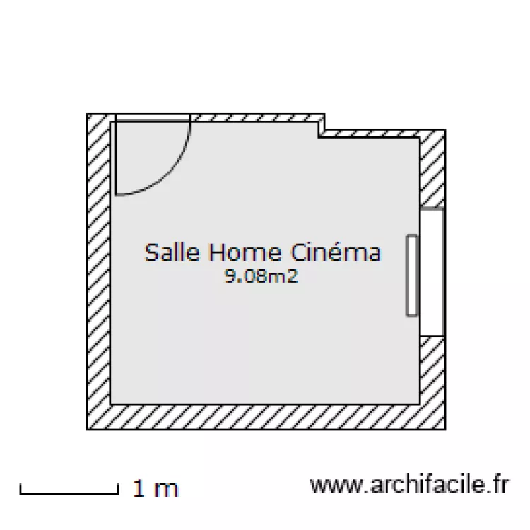 Salle home ciné sans le mobilier BJG T3V16 Nov11. Plan de Salle home ciné sans le mobilier BJG T3V16 Nov11. Plan de