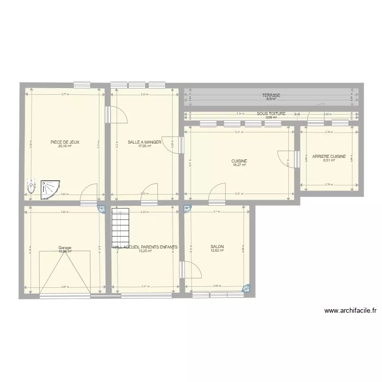 MAISON NELA. Plan de 