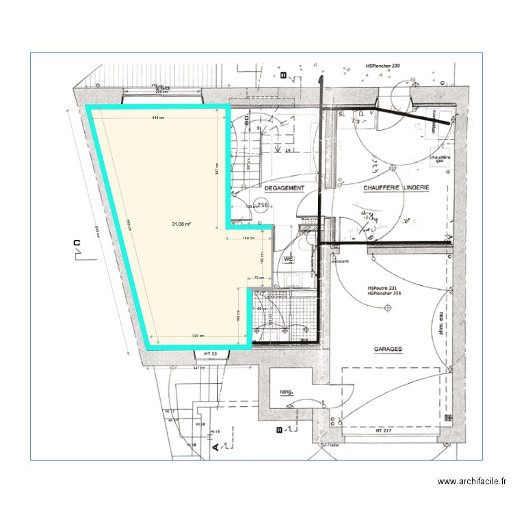 plan AUFFRET. Plan de 0 pièce et 0 m2