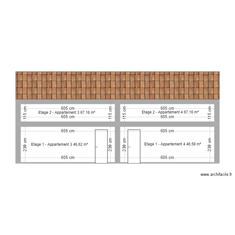 Coupe 4. Plan de 0 pièce et 0 m2
