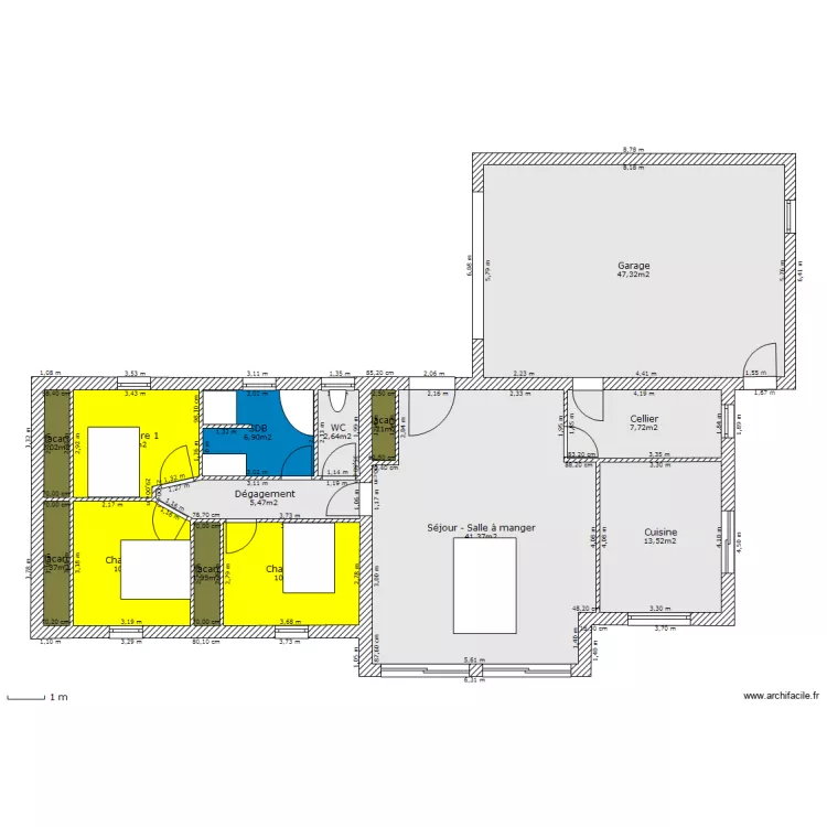 Maison. Plan de Maison. Plan de