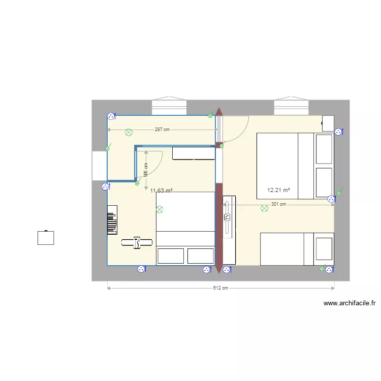 chambre chirassimont 4. Plan de 