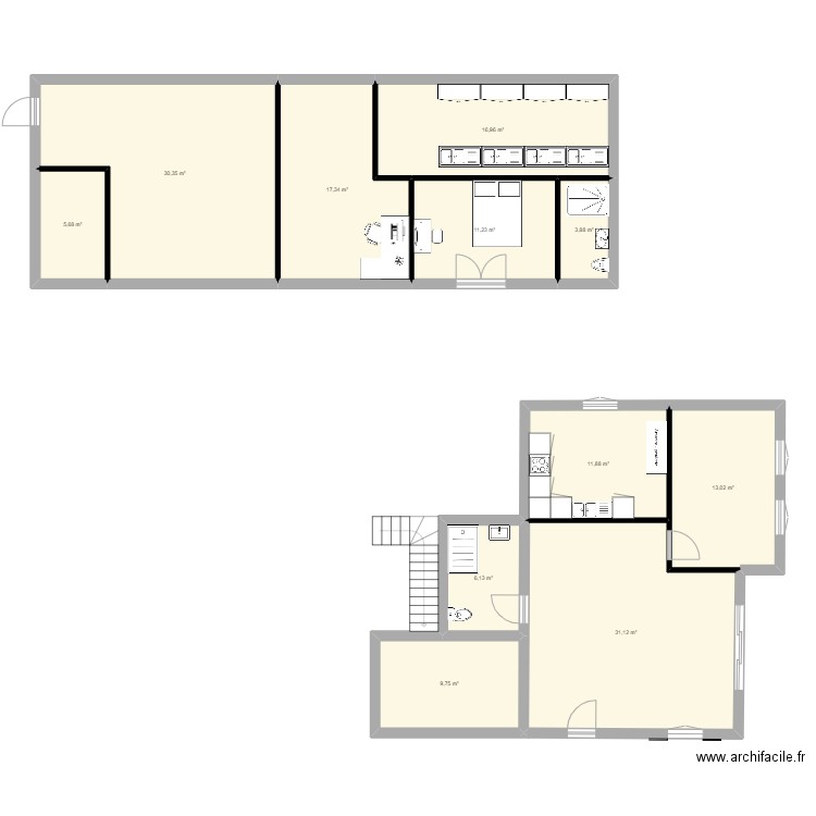 Joss. Plan de 0 pièce et 0 m2