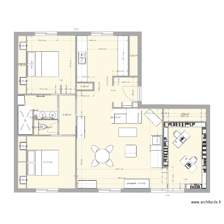 t4fino2. Plan de 0 pièce et 0 m2