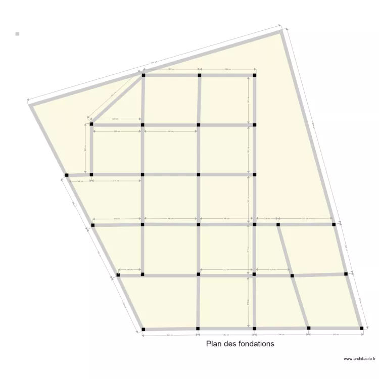 fondations v2. Plan de fondations v2. Plan de