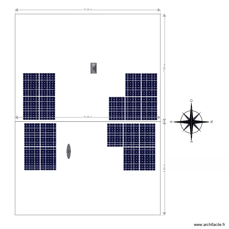 MAISON LOMBARD LUDOVIC. Plan de 