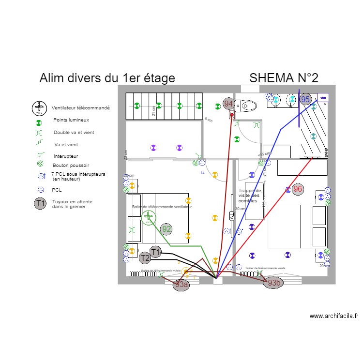 Alim divers 1er étage  2. Plan de 0 pièce et 0 m2