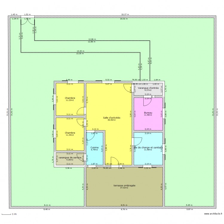 belair. Plan de 0 pièce et 0 m2