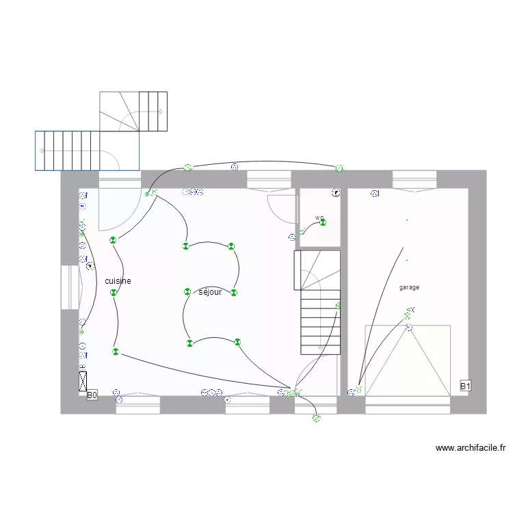 Dejonghe logement 3 RdC. Plan de 