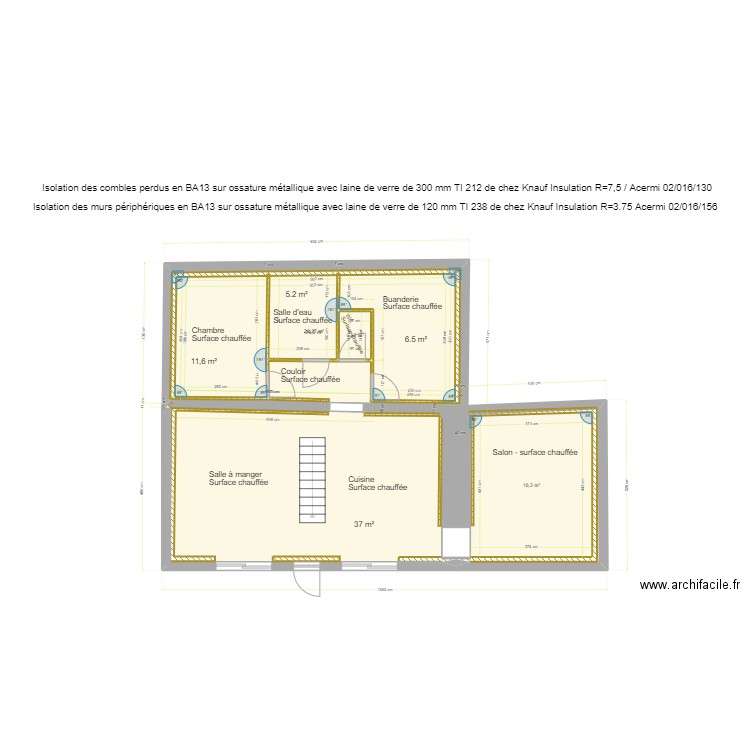 Le Bas Saulbesnon RDC surface chauffée 2. Plan de 0 pièce et 0 m2