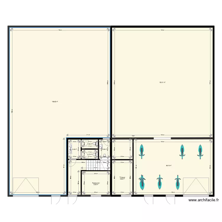 Bureaux Genay. Plan de 