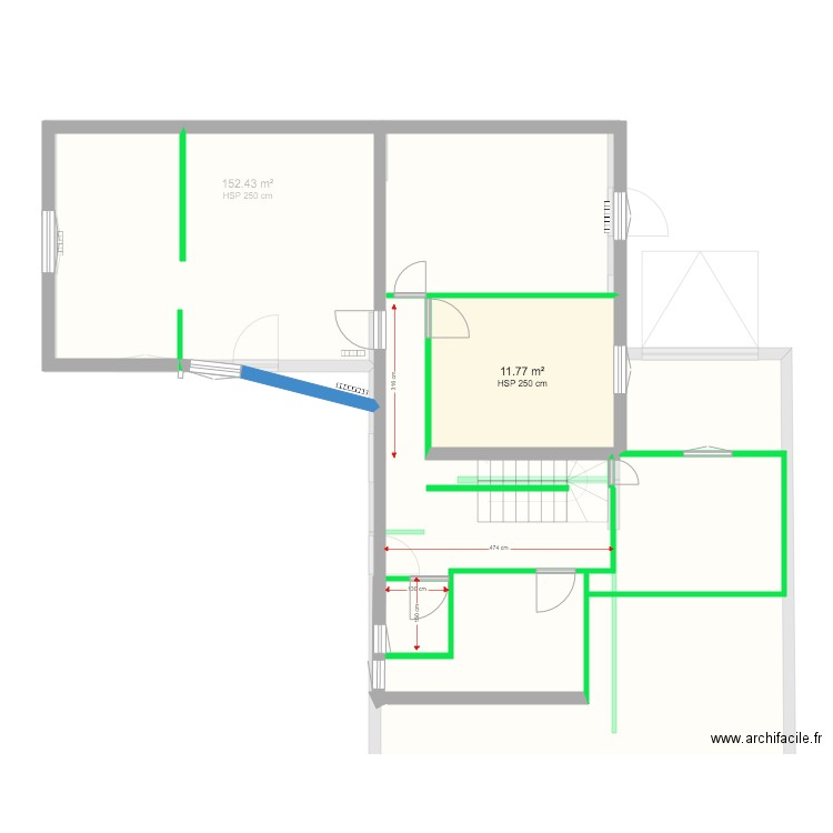 maison david. Plan de 0 pièce et 0 m2