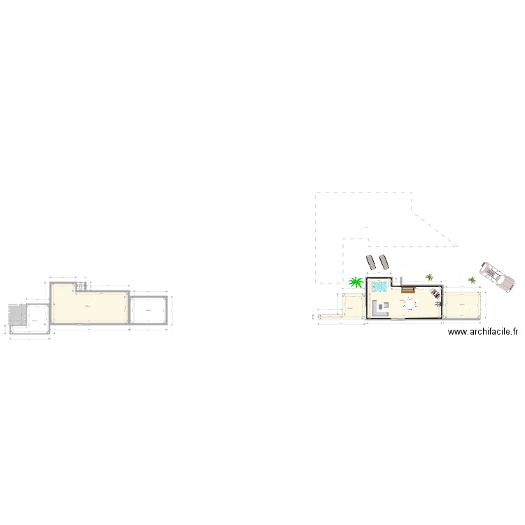 terrasse. Plan de 0 pièce et 0 m2