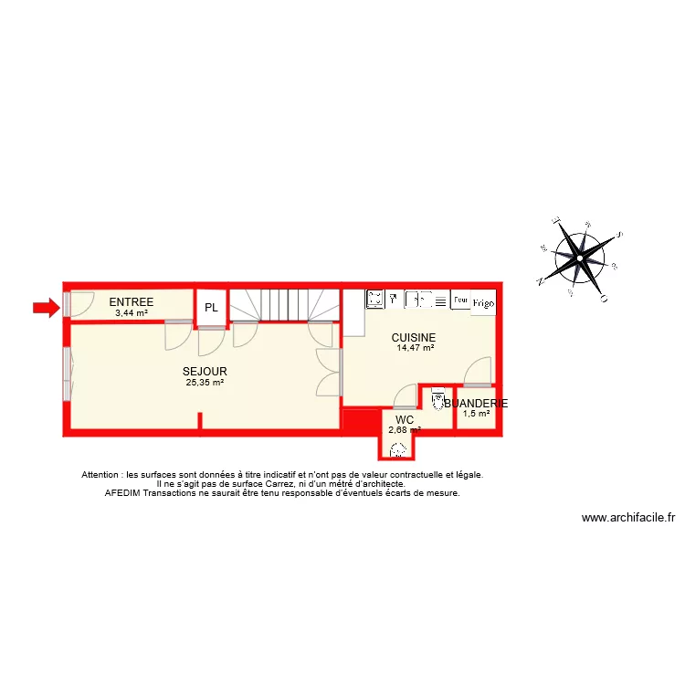 BI 8310 RDC. Plan de 
