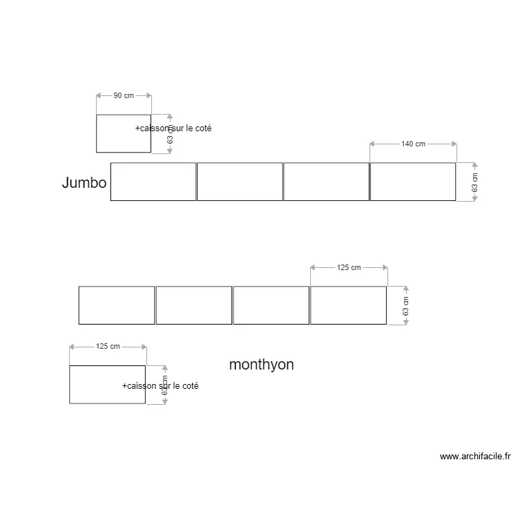 CAISSON4. Plan de 