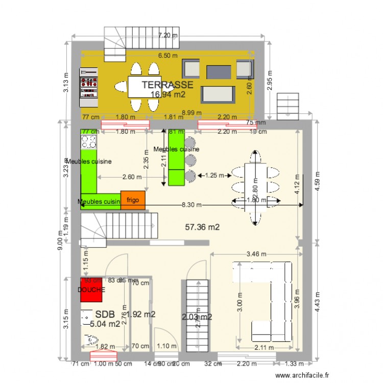 RDCH SERVAL V2 AVRIL 16. Plan de 0 pièce et 0 m2