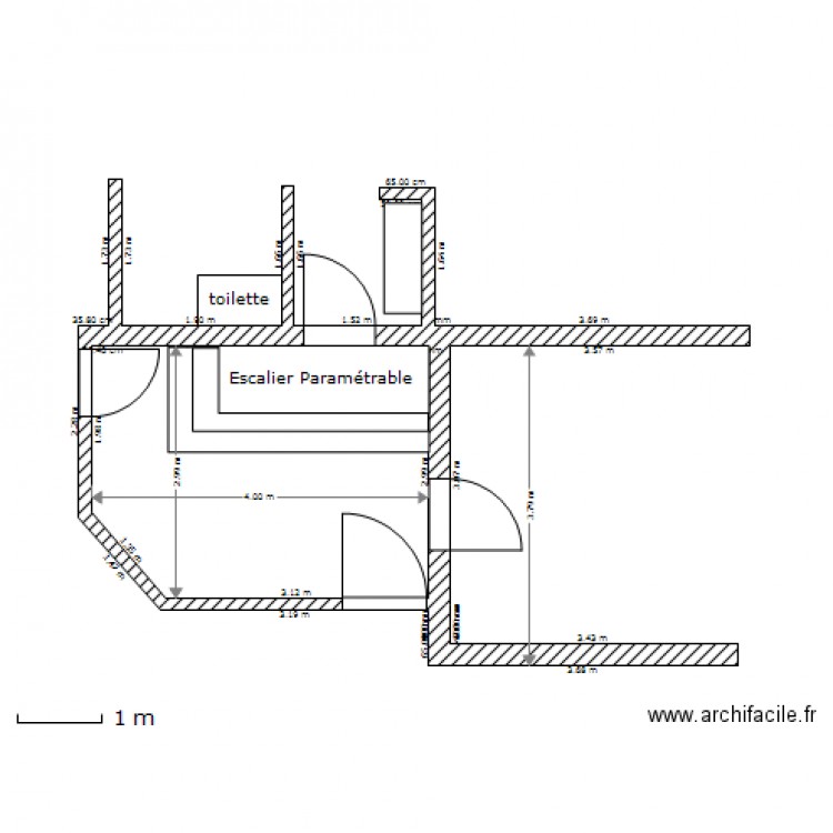 sas d entree maison. Plan de 0 pièce et 0 m2