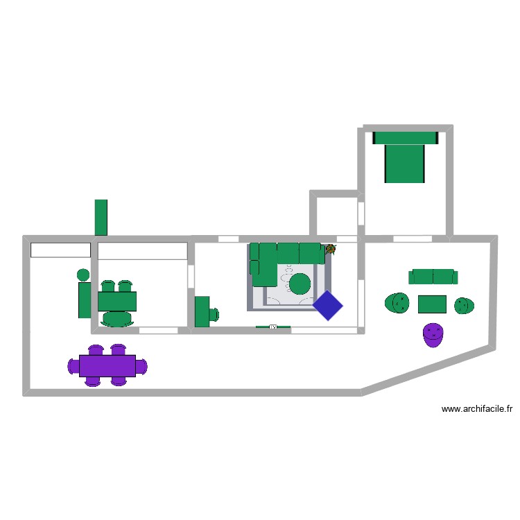 Dizerens. Plan de 0 pièce et 0 m2
