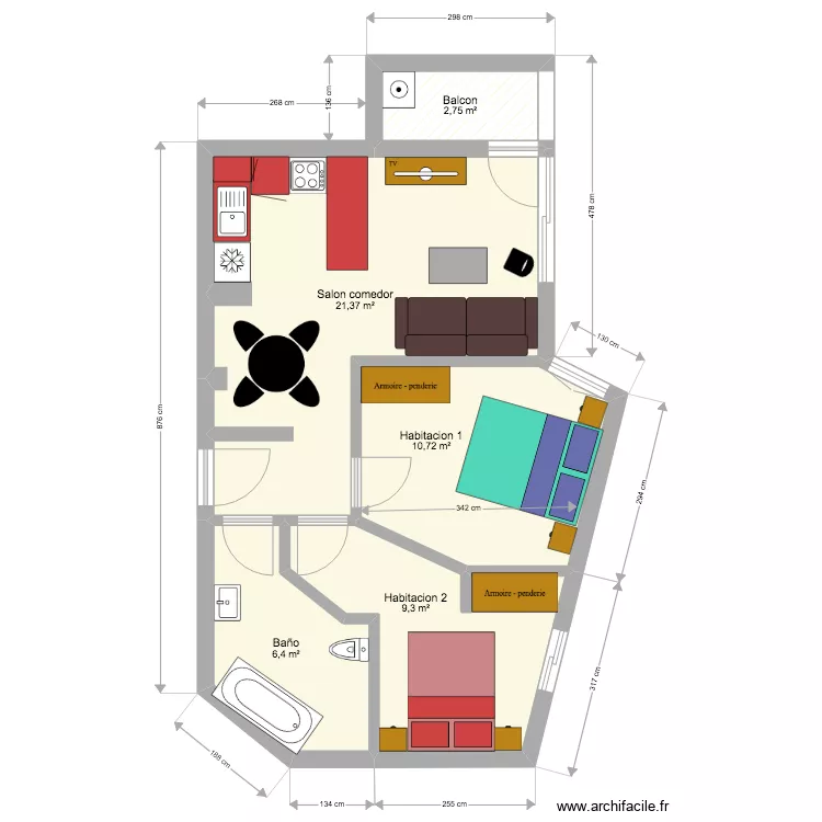 S'arénal con muebles. Plan de S'arénal con muebles. Plan de