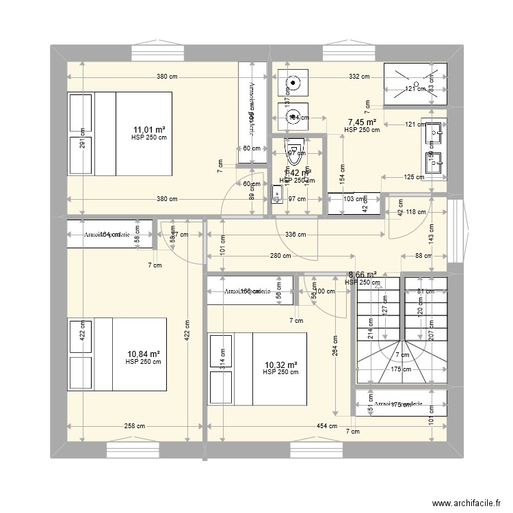 Osvi etage. Plan de 0 pièce et 0 m2