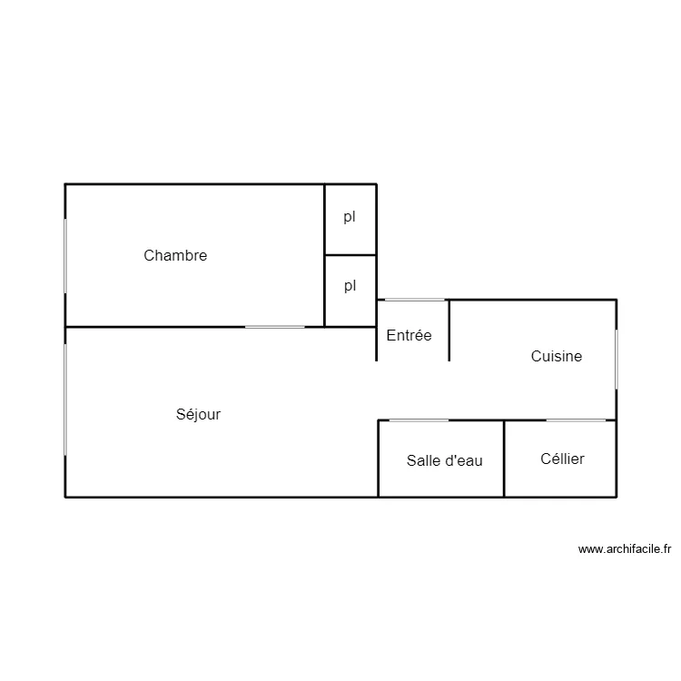 QUIMPER DARCHEVILLE. Plan de 