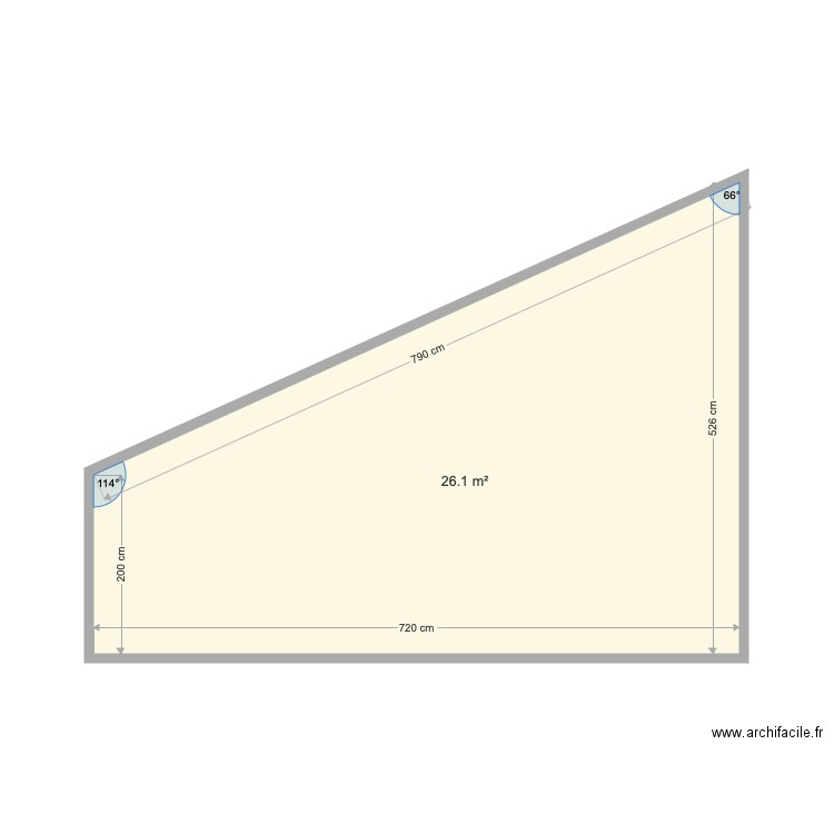 Mur latéral VEROVE. Plan de 0 pièce et 0 m2