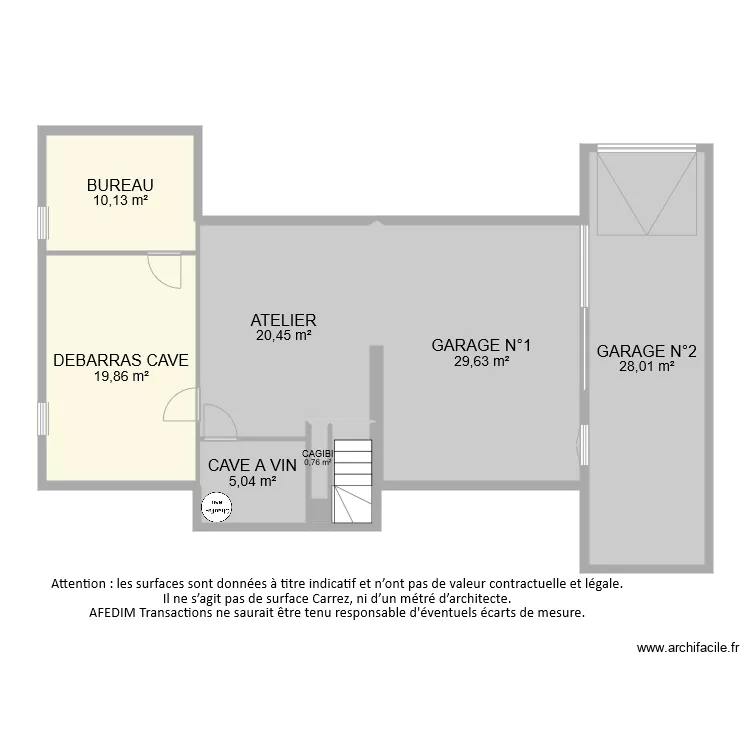 BI 7935 SOUS SOL. Plan de 