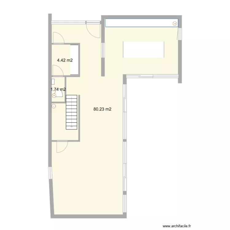 Walckiersmaison3rez Eau. Plan de 