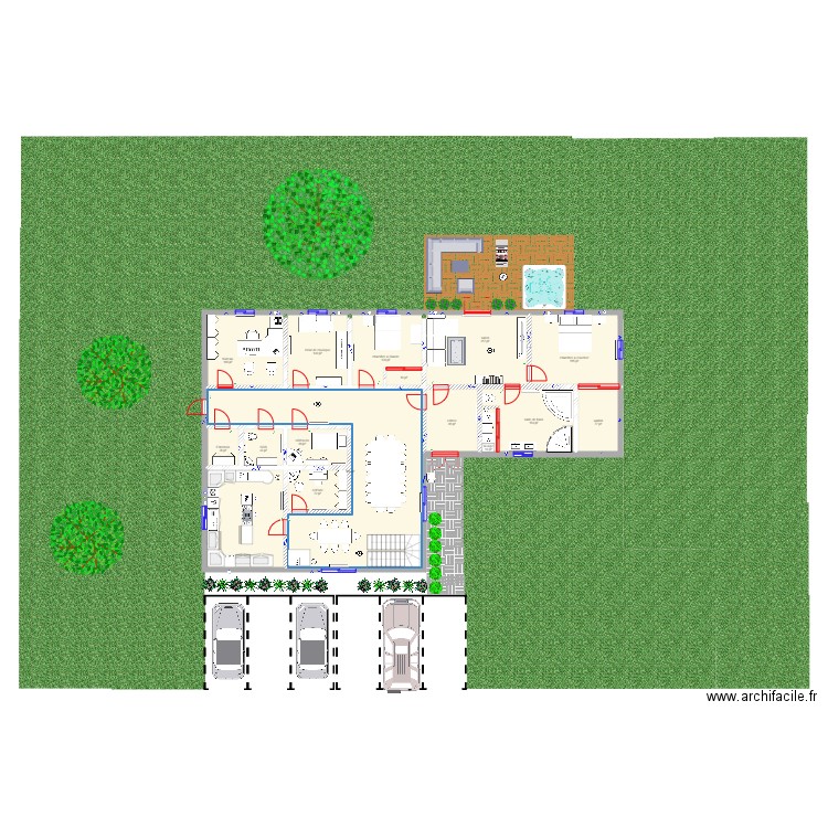 plan maison. Plan de 0 pièce et 0 m2